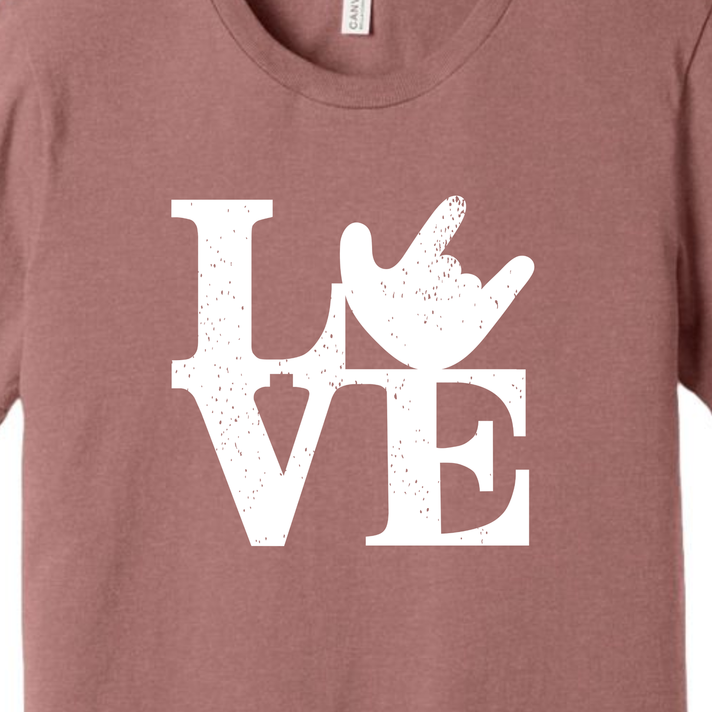 T-Shirt  Heather Mauve - Valentines (Multiple Prints)