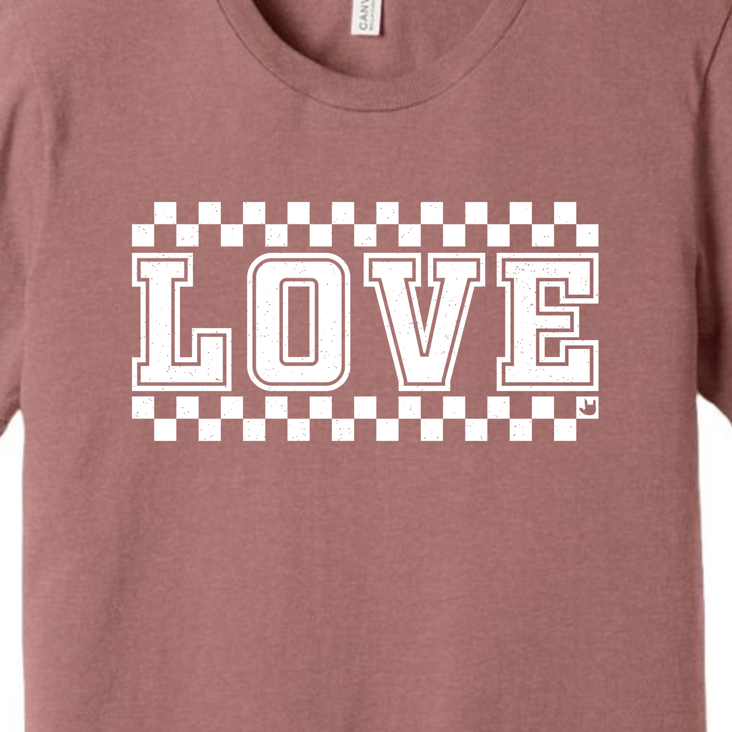 T-Shirt  Heather Mauve - Valentines (Multiple Prints)