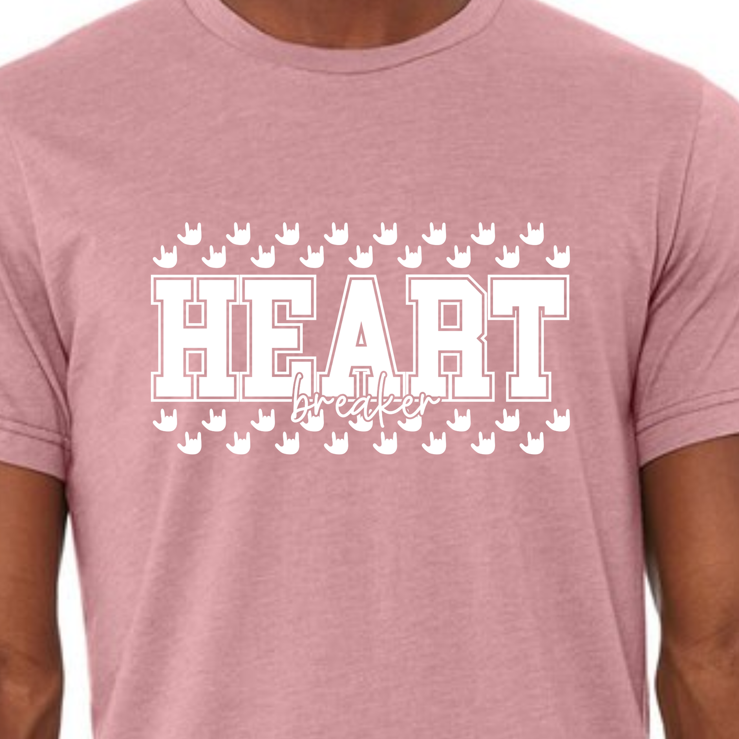 T-Shirt  Heather Orchid - Valentines (Multiple Prints)